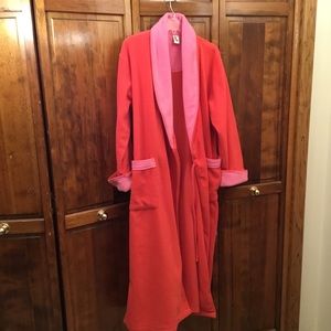 Cruz bathrobe, size S, inner tie, belt tie, rolled cuffs